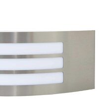 Buiten Wandlamp 2 pcs Zilver 32 x 10 x 10 cm 8