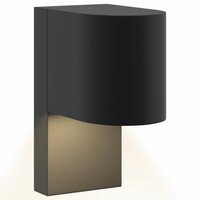 Buiten Wandlamp Zwart 12 x 7 x 15 cm Roestvrij staal 9