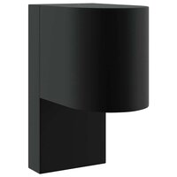 Buiten Wandlamp 2 pcs Zwart 12 x 7 x 15 cm Roestvrij staal 4