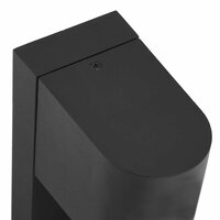 Buiten Wandlamp 2 pcs Zwart 12 x 7 x 15 cm Roestvrij staal 8