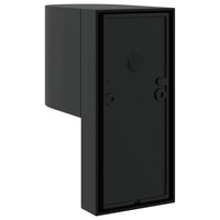 Buiten Wandlamp 2 pcs Zwart 12 x 7 x 15 cm Roestvrij staal 7