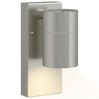 Buiten Wandlamp Zilver 6,5 x 10,5 x 16 cm RVS en Glas 9