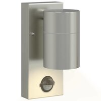 Buiten Wandlamp Zilver 6,5 x 10,5 x 16 cm RVS en Glas 9