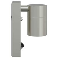 Buiten Wandlamp 2 pcs Zilver 6,5 x 10,5 x 16 cm RVS en Glas 6