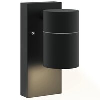 Buiten Wandlamp Zwart 6,5 x 10,5 x 16 cm RVS en Glas 9