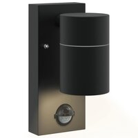 Buiten Wandlamp Zwart 6,5 x 10,5 x 16 cm RVS en Glas 9