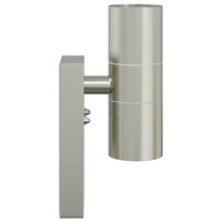 Buiten Wandlamp Zilver 7 x 10 x 22 cm RVS en Glas 5