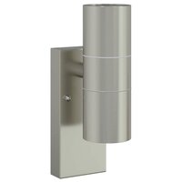 Buiten Wandlamp 2 pcs Zilver 7 x 10 x 22 cm RVS en Glas 4