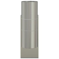 Buiten Wandlamp 2 pcs Zilver 7 x 10 x 22 cm RVS en Glas 5