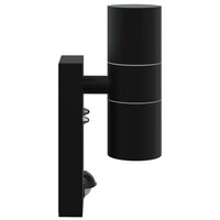 Buiten Wandlamp Zwart 7 x 10 x 22 cm RVS en Glas 5