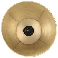 Vloerlamp E27 massief mangohout messingkleurig 9