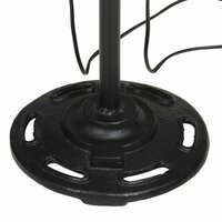 Vloerlamp 25 W E27 25x25x90/140 cm verweerd rood 7