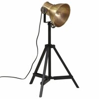 Vloerlamp 25 W E27 35x35x65/95 cm antiek messingkleurig 6