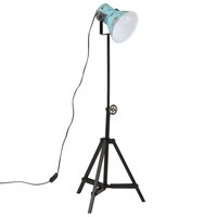 Vloerlamp 25 W E27 35x35x65/95 cm verweerd blauw 2
