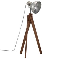 Vloerlamp 25 W E27 45x45x120 cm vintage zilverkleurig 2