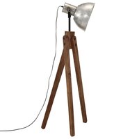 Vloerlamp 25 W E27 45x45x120 cm vintage zilverkleurig 4