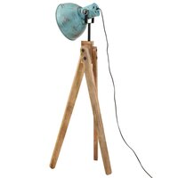 Vloerlamp 25 W E27 45x45x120 cm verweerd blauw 5