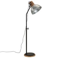 Vloerlamp 25 W E27 30x30x100-150 cm vintage zilverkleurig 2
