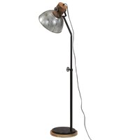 Vloerlamp 25 W E27 30x30x100-150 cm vintage zilverkleurig 5
