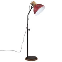 Vloerlamp 25 W E27 30x30x100-150 cm verweerd rood 2