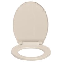 Toiletbril soft-close ovaal abrikooskleurig 4