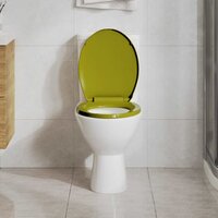 Toiletbril soft-close ovaal groen 3