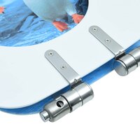 Toiletbril met soft-close deksel pingu&iuml;n MDF 9