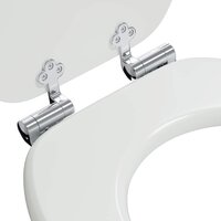 Soft-close Toiletbril Wit 44 x 38 cm MDF-plaat 5