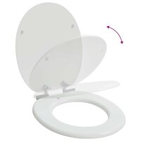 Soft-close Toiletbril Wit 44 x 38 cm MDF-plaat 9