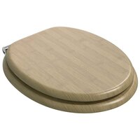 Zachte sluit toiletbril Lichte Bamboekleur 44 x 38 cm MDF-plaat 2
