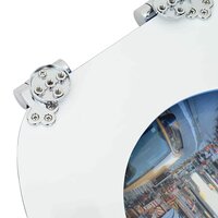 Zachte sluit toiletbril Multikleur 44 x 38 cm MDF-plaat 6