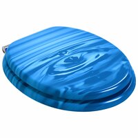 Zachte sluit toiletbril Blauwe Druppel 44 x 38 cm MDF-plaat 2