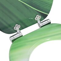 Zachte sluit toiletbril Groene Druppel 44 x 38 cm MDF-plaat 5