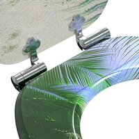 Zachte sluit toiletbril Groen 44 x 38 cm MDF-plaat 5