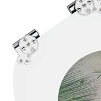 Zachte sluit toiletbril Groen 44 x 38 cm MDF-plaat 6