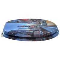 Zachte sluit toiletbril Multikleur 44 x 38 cm MDF-plaat 3