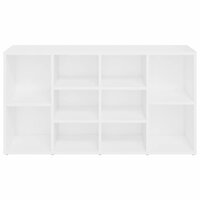 Schoenenbank 103x30x55 cm bewerkt hout wit 5