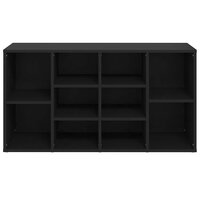 Schoenenbank 103x30x55 cm bewerkt hout zwart 5