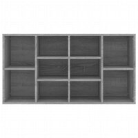 Schoenenbank 103x30x55 cm bewerkt hout grijs sonoma eiken 5