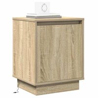 Nachtkastje Sonoma Eiken 39 x 34,5 x 50 cm Bewerkt hout 3