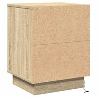 Nachtkastje Sonoma Eiken 39 x 34,5 x 50 cm Bewerkt hout 9