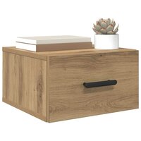 Nachtkastje Artisan Eiken 35 x 35 x 20 cm Bewerkt hout 3