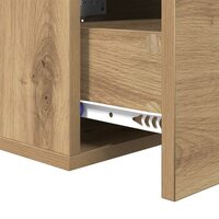 Nachtkastje Artisan Eiken 35 x 35 x 20 cm Bewerkt hout 9