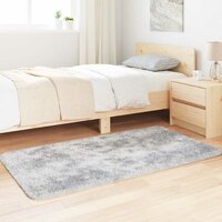 Hoogpolig vloerkleed NAVARRA 80x150 cm polyester zilvergrijs 3
