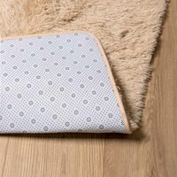 Hoogpolig vloerkleed NAVARRA 120x120 cm polyester beige 6