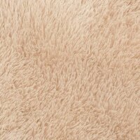 Hoogpolig vloerkleed NAVARRA 120x120 cm polyester beige 9