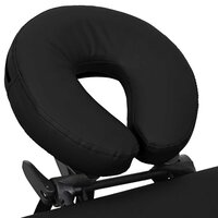 Massagetafel met 4 zones inklapbaar aluminum frame zwart 5