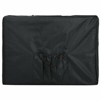 Massagetafel inklapbaar met aluminium frame (vier delen / cr&egrave;mewit) 3