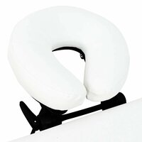 Massagetafel inklapbaar met aluminium frame (vier delen / cr&egrave;mewit) 5