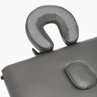 Massagetafel met 2 zones 186x68 cm houten frame antraciet 7